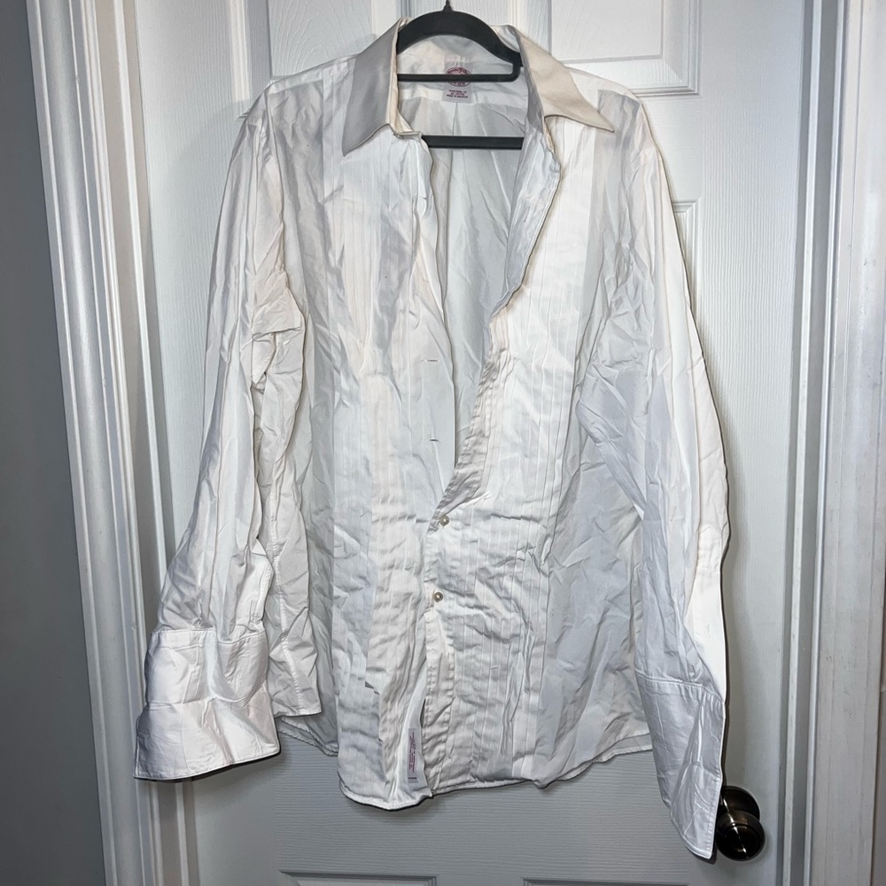 Brooks Brothers Classic White Tuxedo Shirt